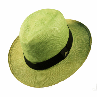 Clássico - Chapéu Panamá Colorido - Verde Abacate
