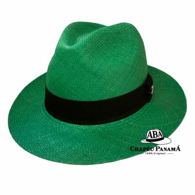 Chapéu Panamá Colorido Clássico Verde Original Importado