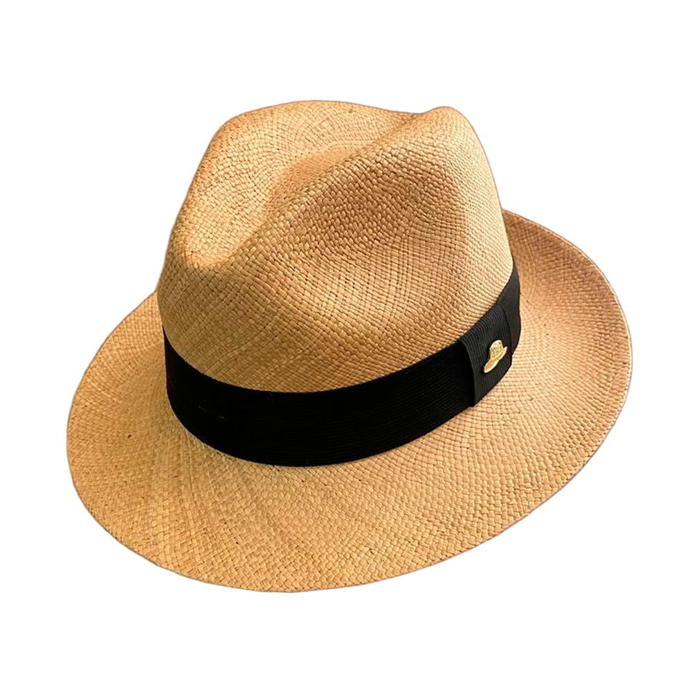 Chapéu Panamá Indiana Fedora Natural Original Importado