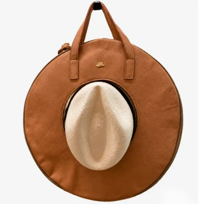Case em Couro para Chapéu