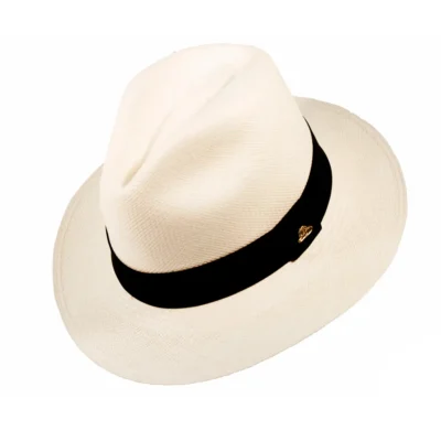 Chapéu Panamá Clássico Semi-fino Branco Palha Masculino Original