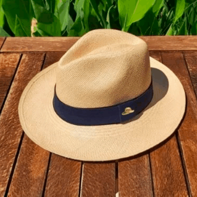 Chapéu Panamá Fino Clássico Tabaco Original Importado